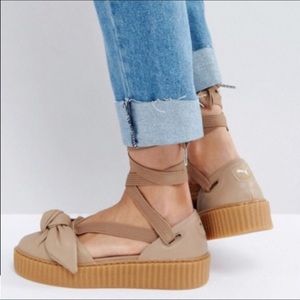 Brand new Puma creeper bantana fenty sandals size 9